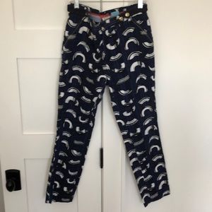 Tailored printed pant from Anthropologie